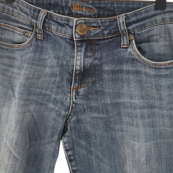 Kut From The Kloth Size 4 Mid Rise Straight Jeans Light Wash - Picture 5 of 10
